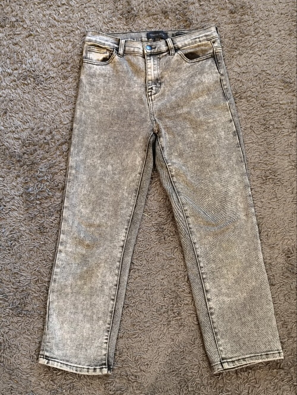 Kendall & Kylie Black Label The Icon High Rise Straight- Size 7/28 - Like New